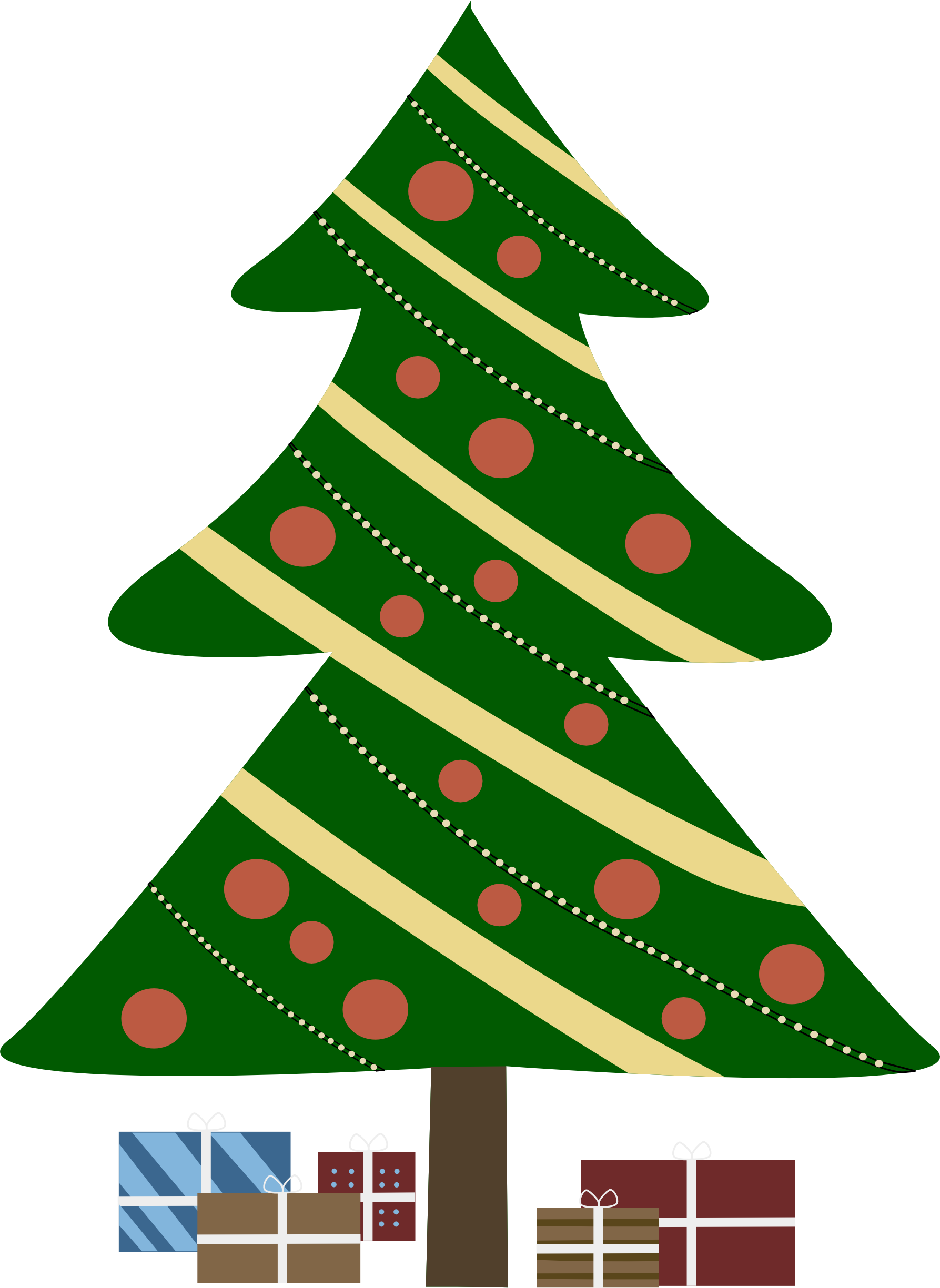 Animated Tree Christmas Transparent PNG Image