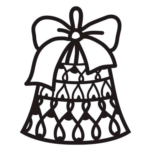 White Christmas Bell Transparent PNG Image