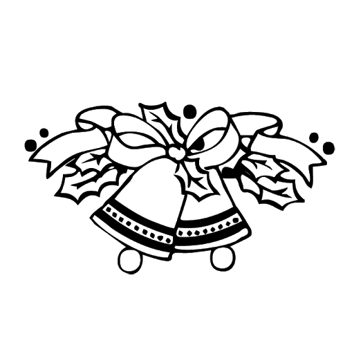 White Christmas Bell Transparent PNG Image