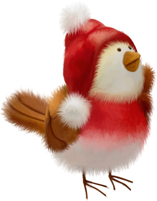 Christmas Bird Transparent PNG Image