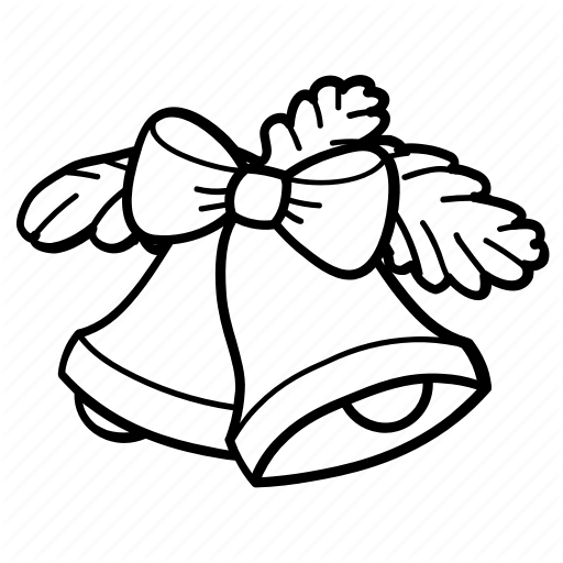 White Christmas Bell Transparent PNG Image