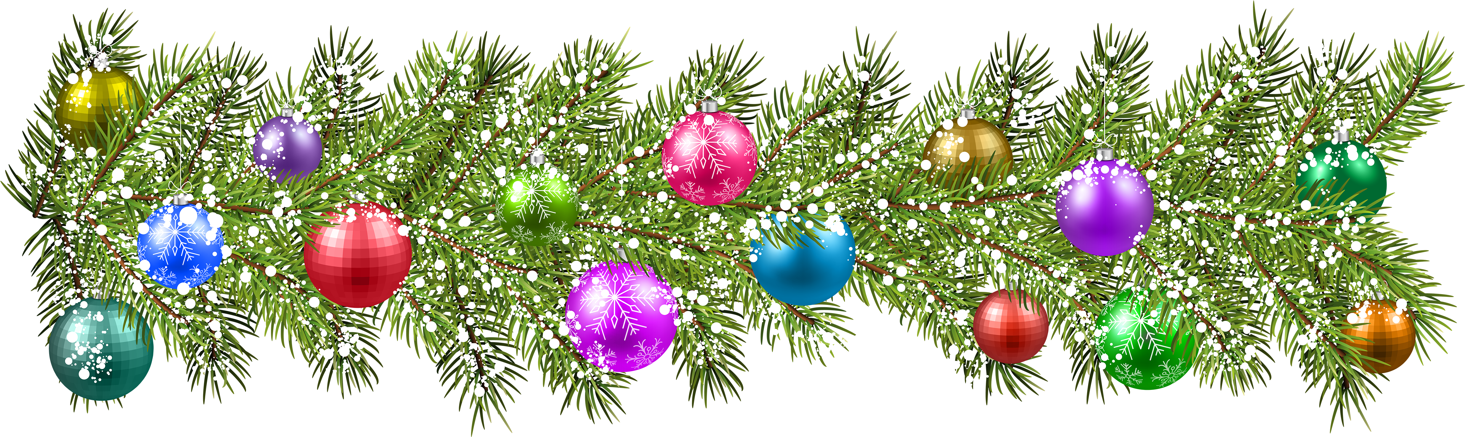 Branches Christmas Transparent PNG Image