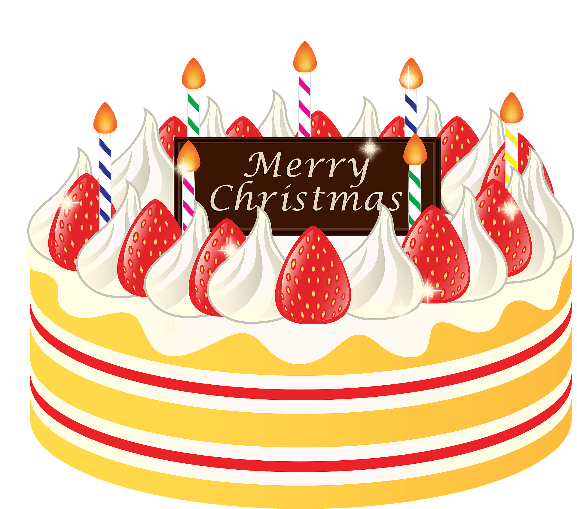 Cake Christmas Transparent PNG Image