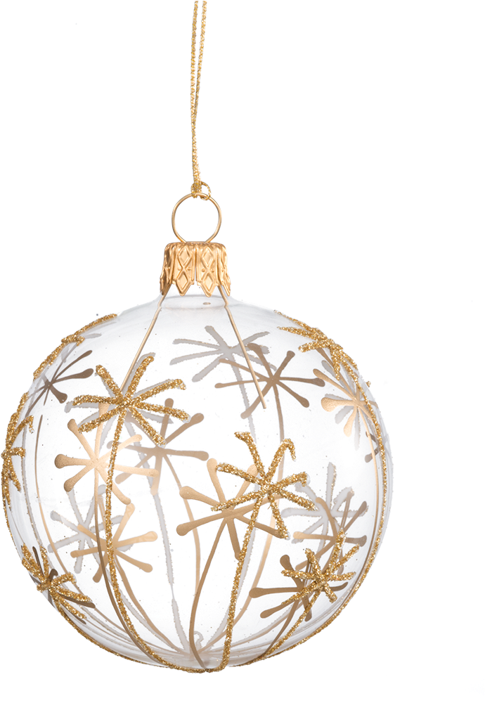 Ornaments Christmas Gold Transparent PNG Image