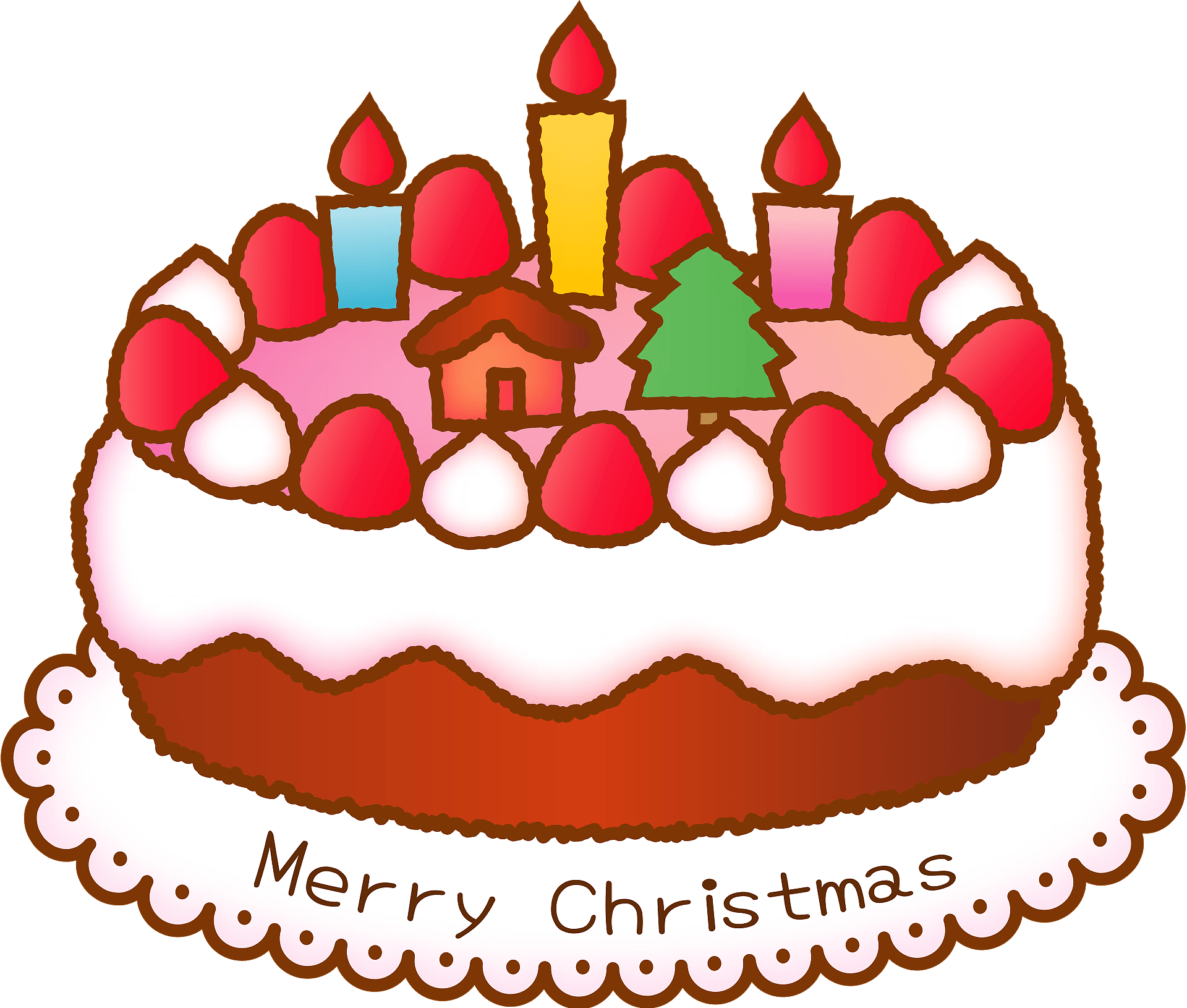 Cake Christmas Transparent PNG Image