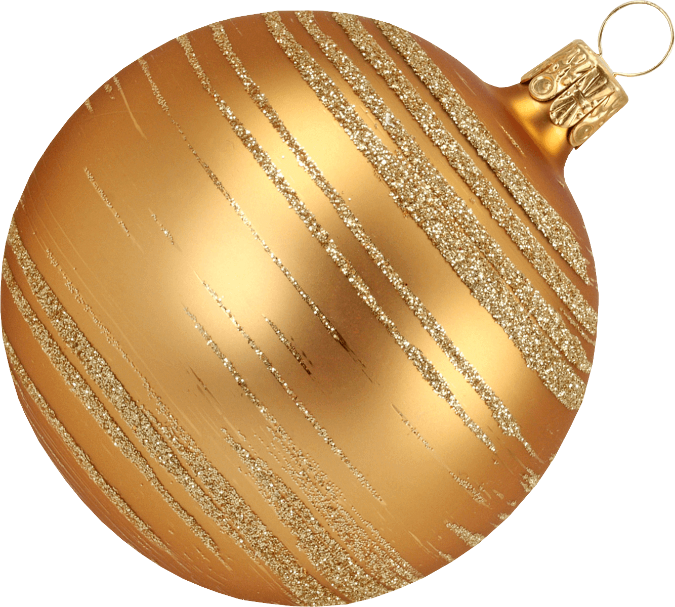 Ornaments Christmas Gold Transparent PNG Image