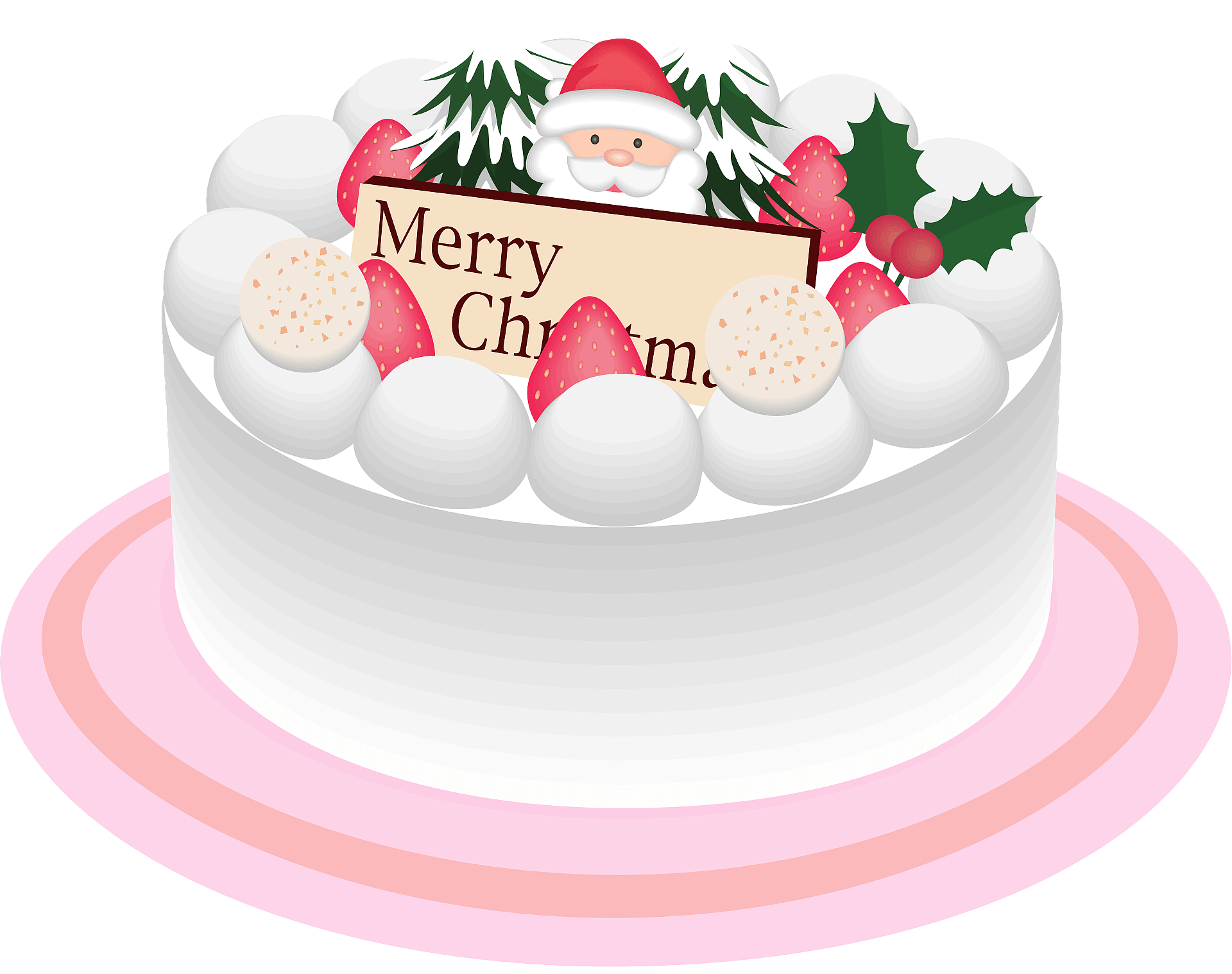 Cake Christmas Transparent PNG Image