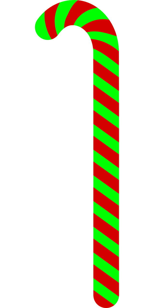 Cane Green Candy Transparent PNG Image