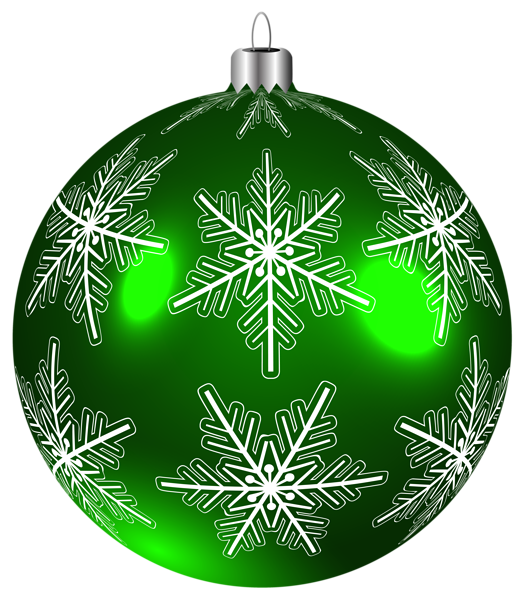 Green Christmas Bauble Transparent PNG Image