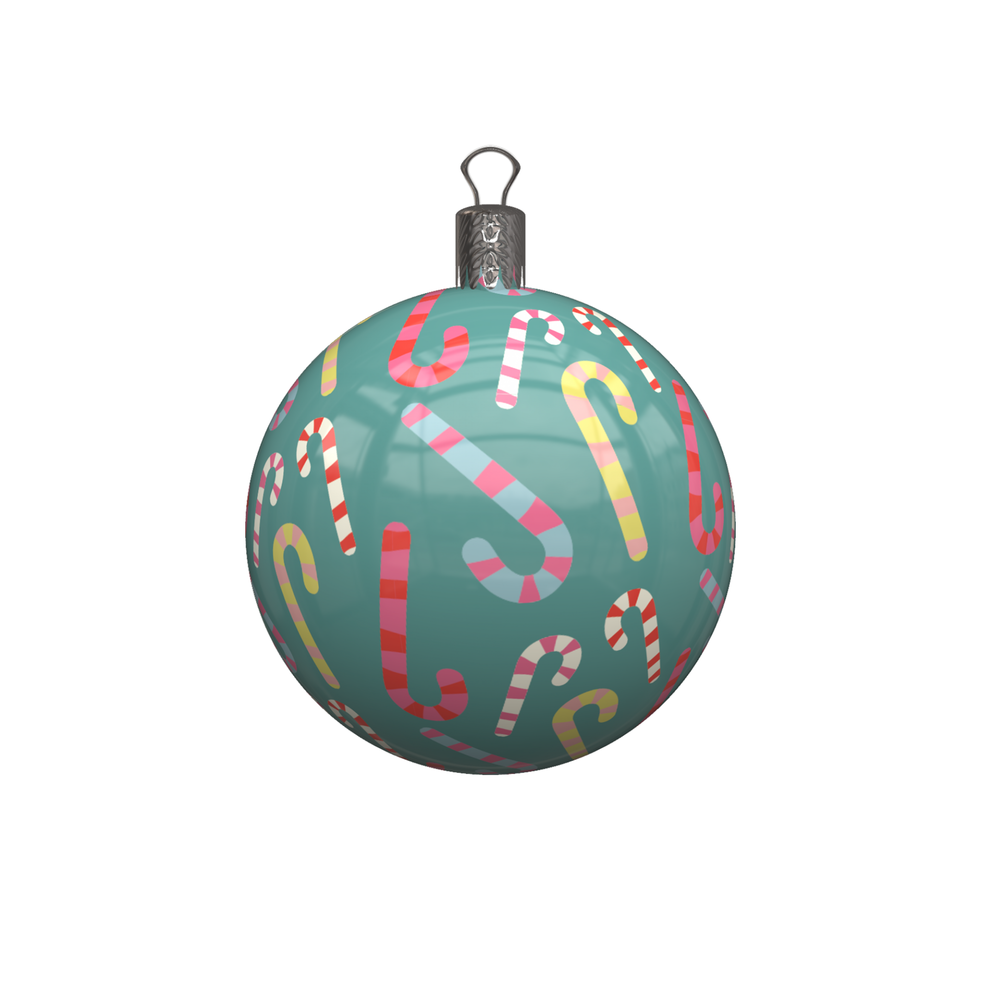 Blue Christmas Bauble Transparent PNG Image