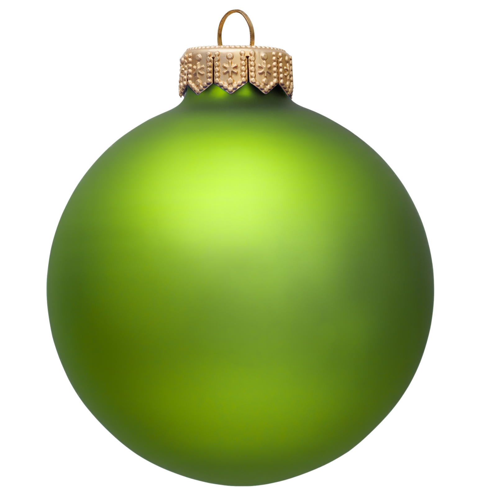 Green Christmas Bauble Transparent PNG Image
