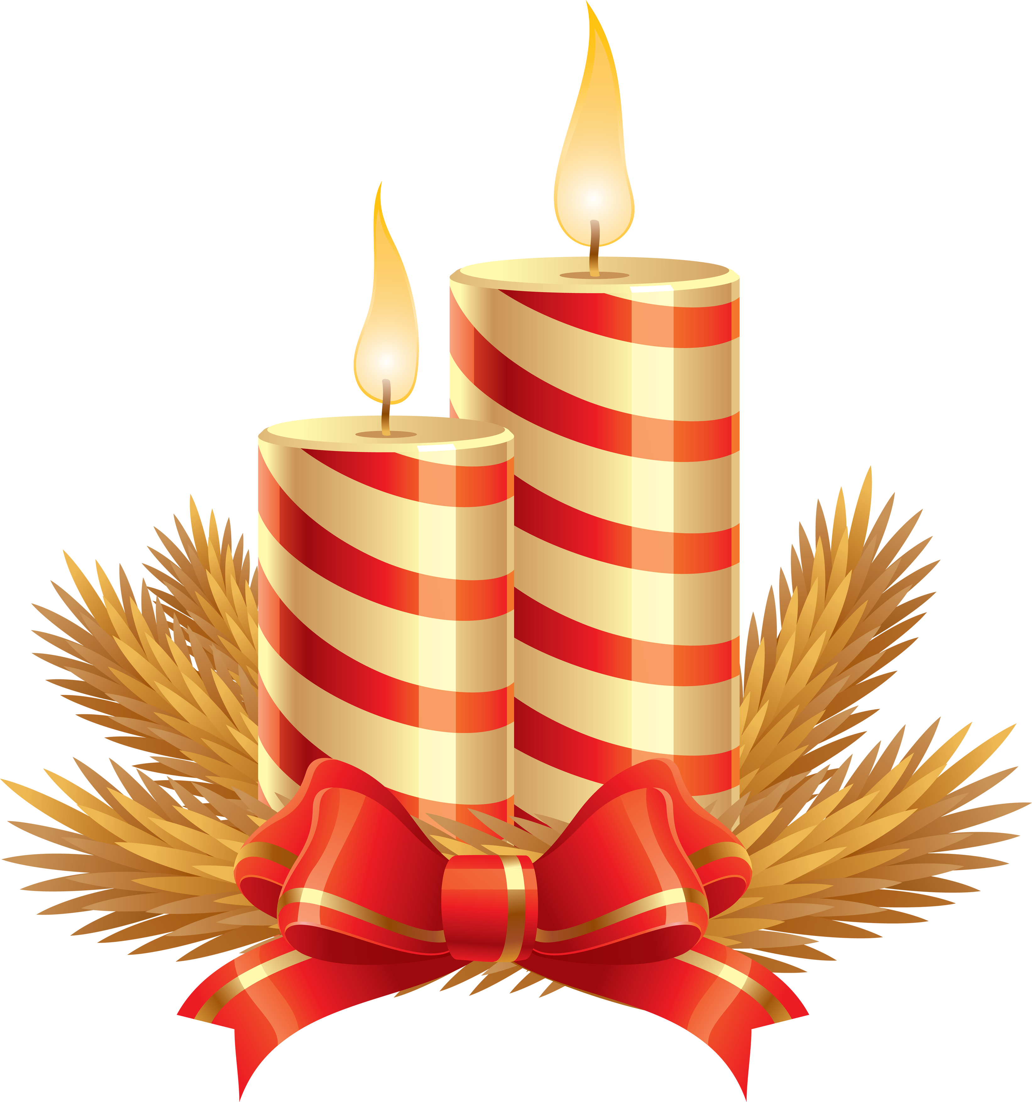 Candle Christmas Transparent PNG Image