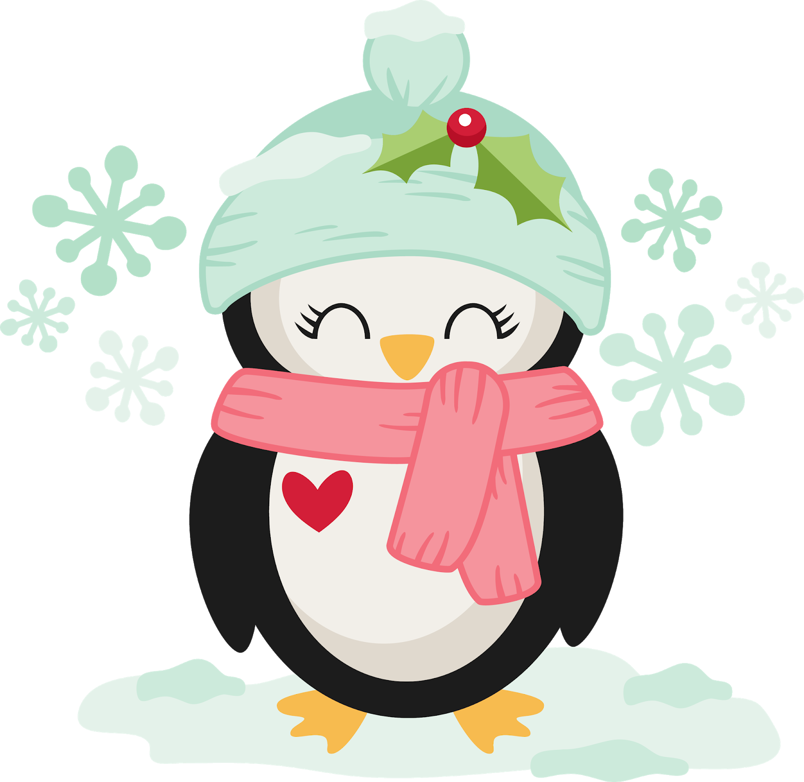Kawaii Christmas Transparent PNG Image