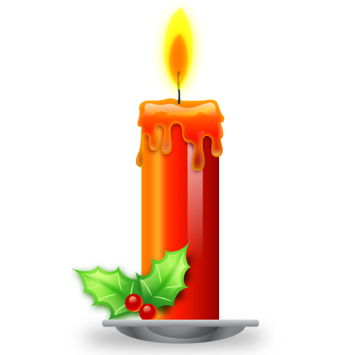 Candle Christmas Transparent PNG Image