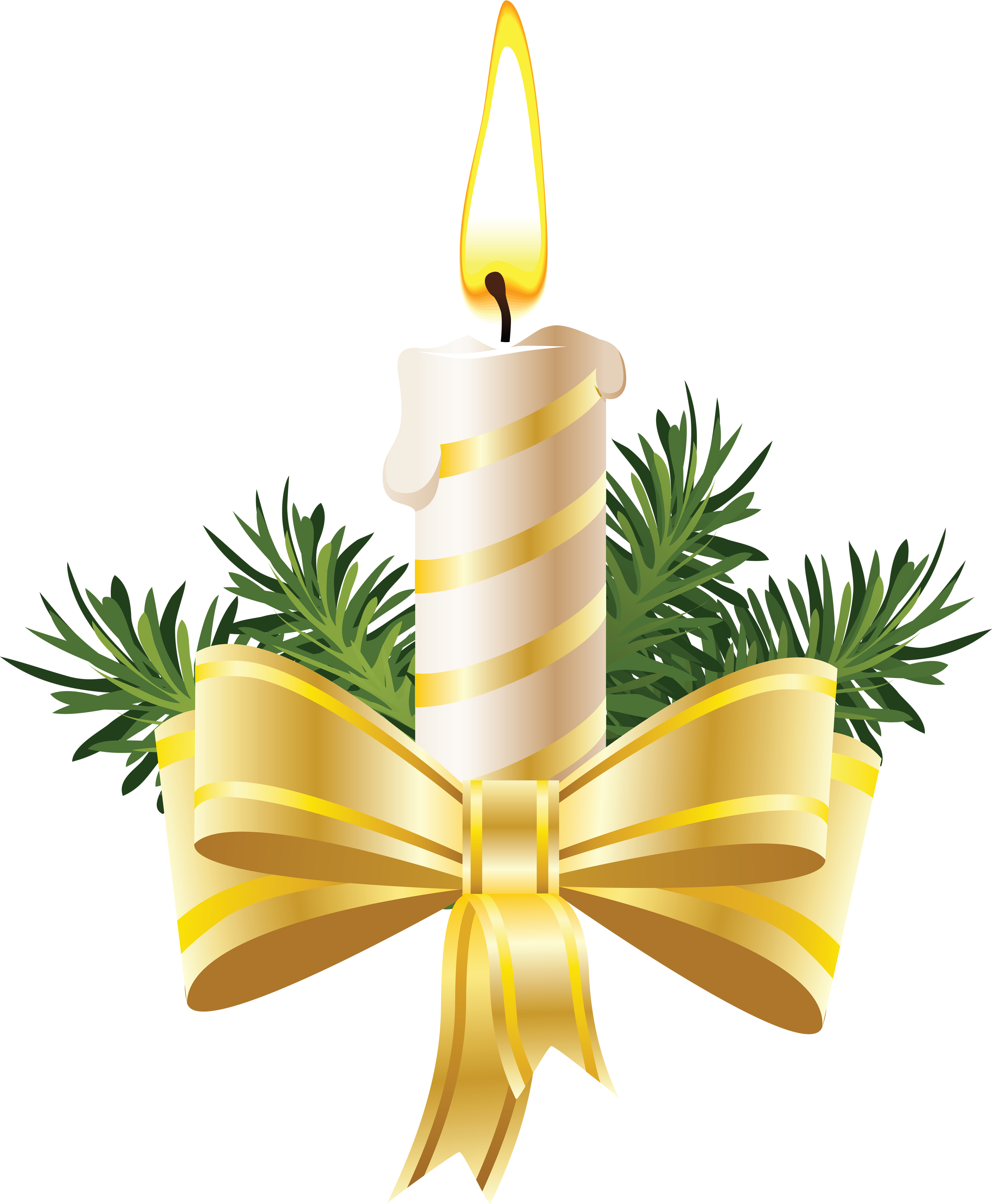 Candle Christmas Transparent PNG Image