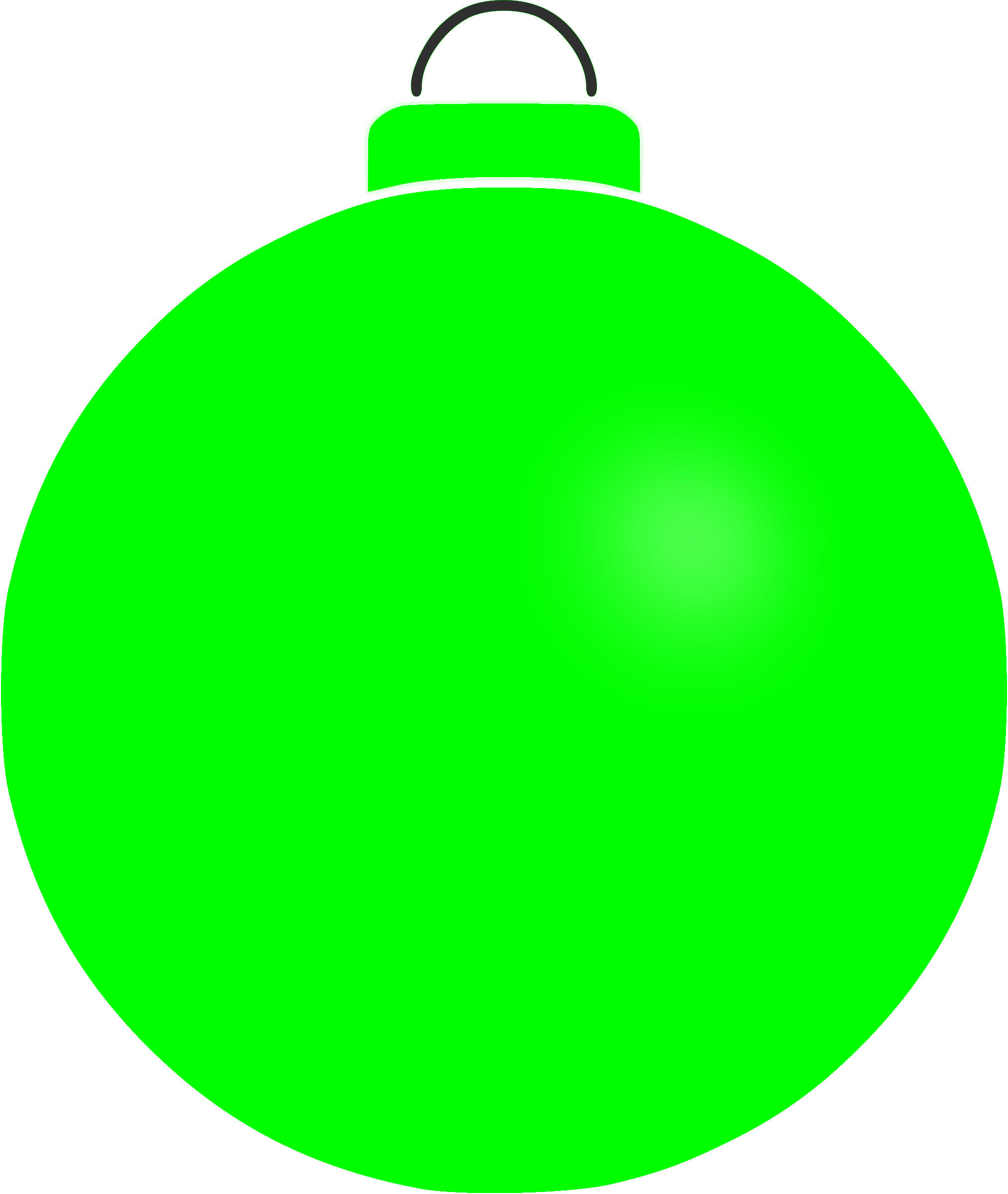 Green Christmas Bauble Transparent PNG Image