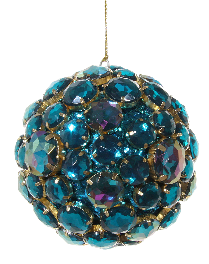 Blue Christmas Bauble Transparent PNG Image