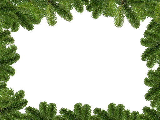 Frame Green Christmas Transparent PNG Image