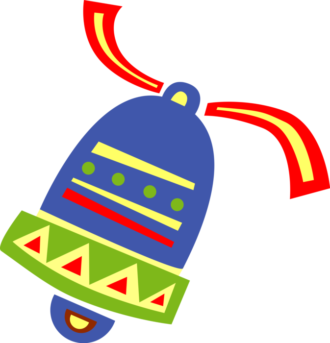 Blue Christmas Bell Transparent PNG Image