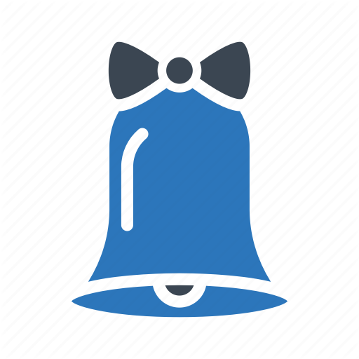 Blue Christmas Bell Transparent PNG Image