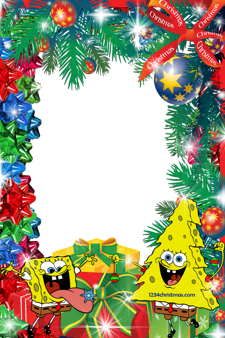 Frame Green Christmas Transparent PNG Image