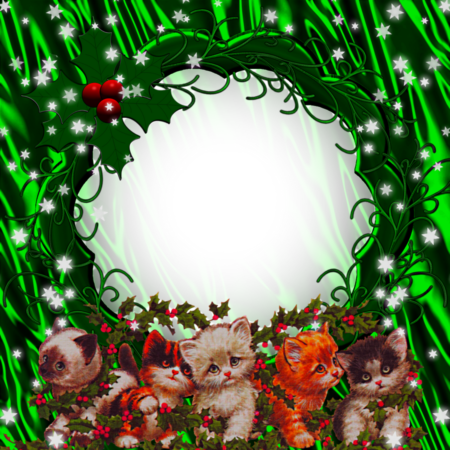 Frame Green Christmas Transparent PNG Image