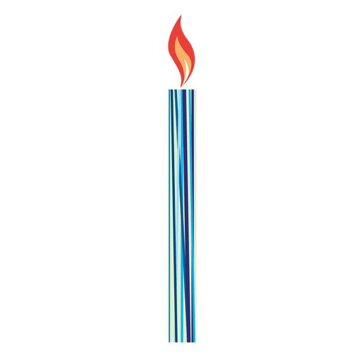 Blue Candle Christmas File Transparent PNG Image