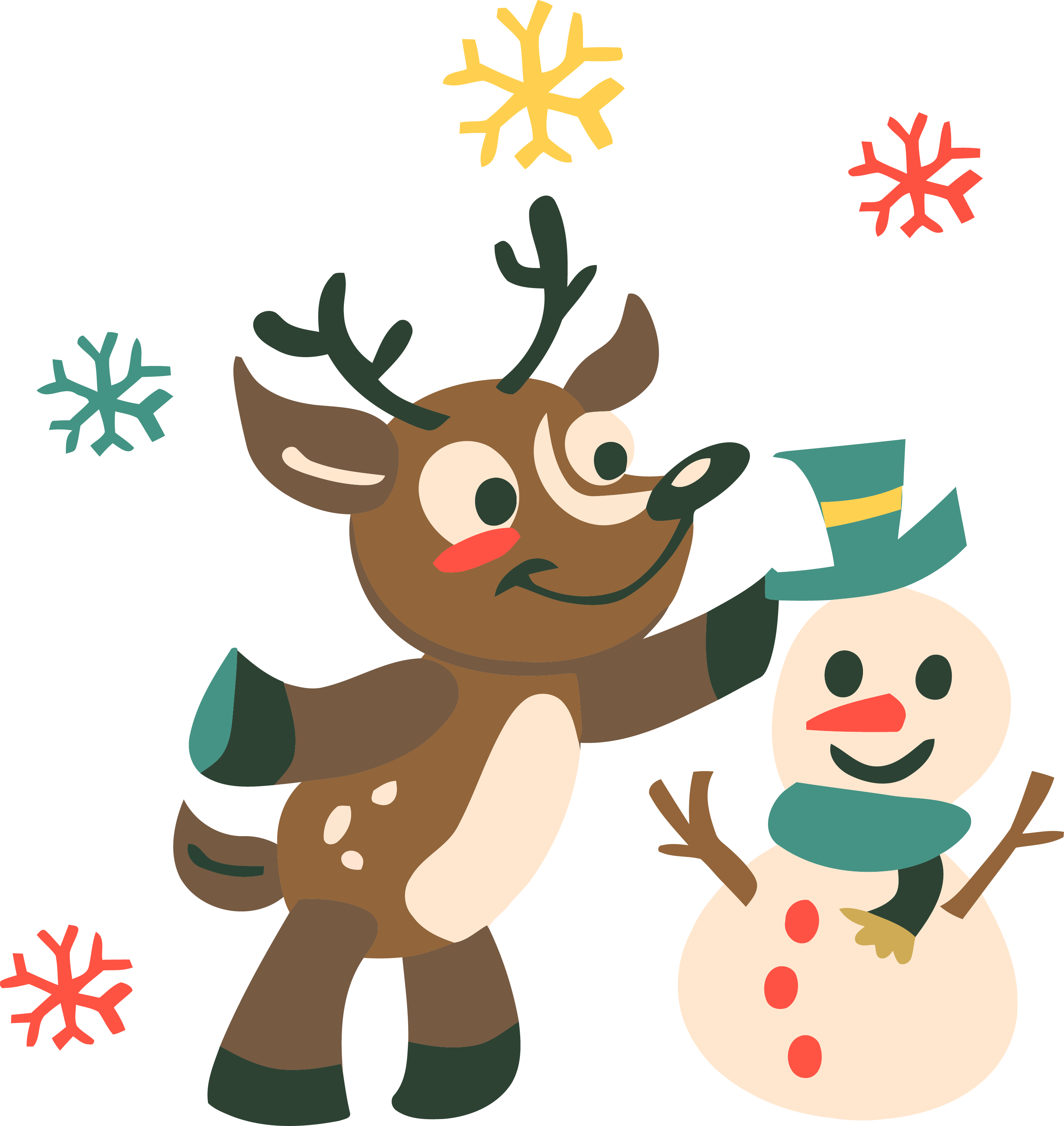 Christmas Cartoon Transparent PNG Image
