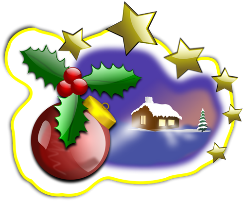 Pic Christmas Landscape Transparent PNG Image
