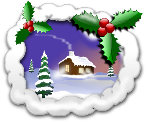 Christmas Landscape Transparent PNG Image