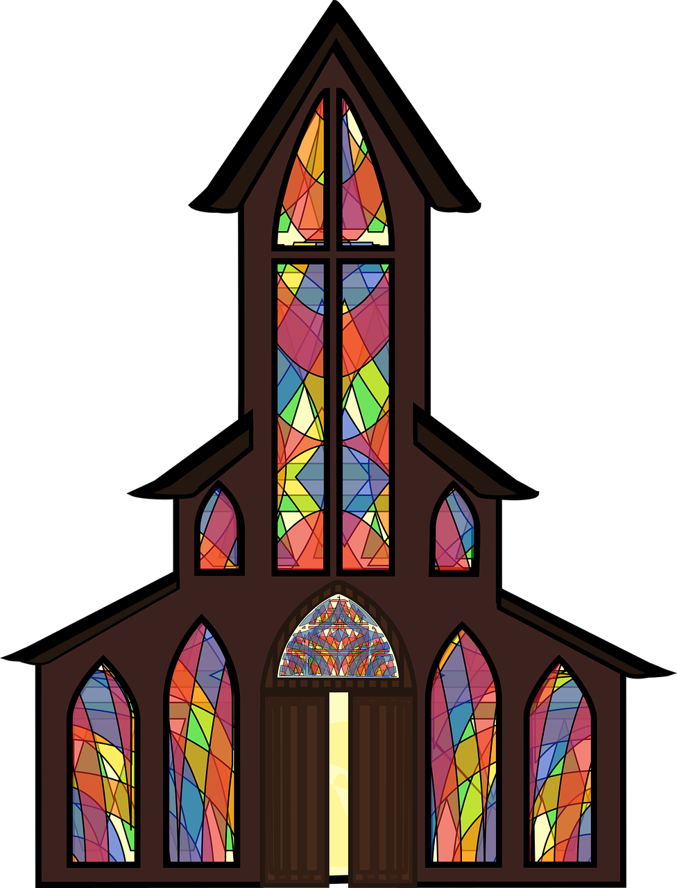 Christmas Church Transparent PNG Image