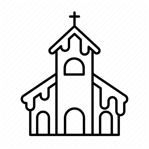 Pic Christmas Church Transparent PNG Image