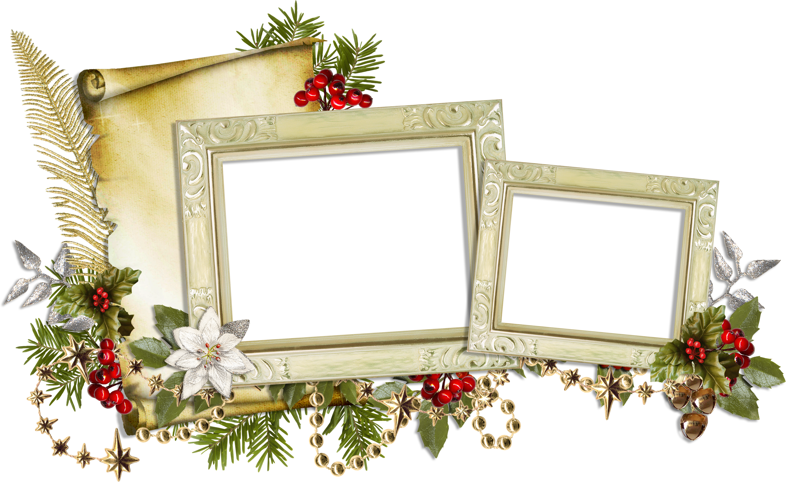 Collage Christmas Transparent PNG Image