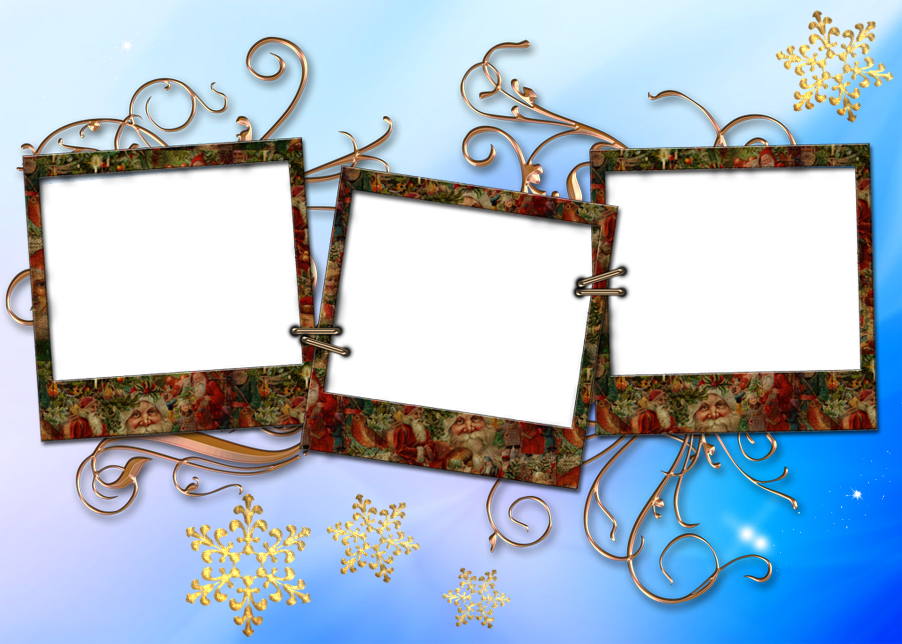 Collage Christmas Transparent PNG Image
