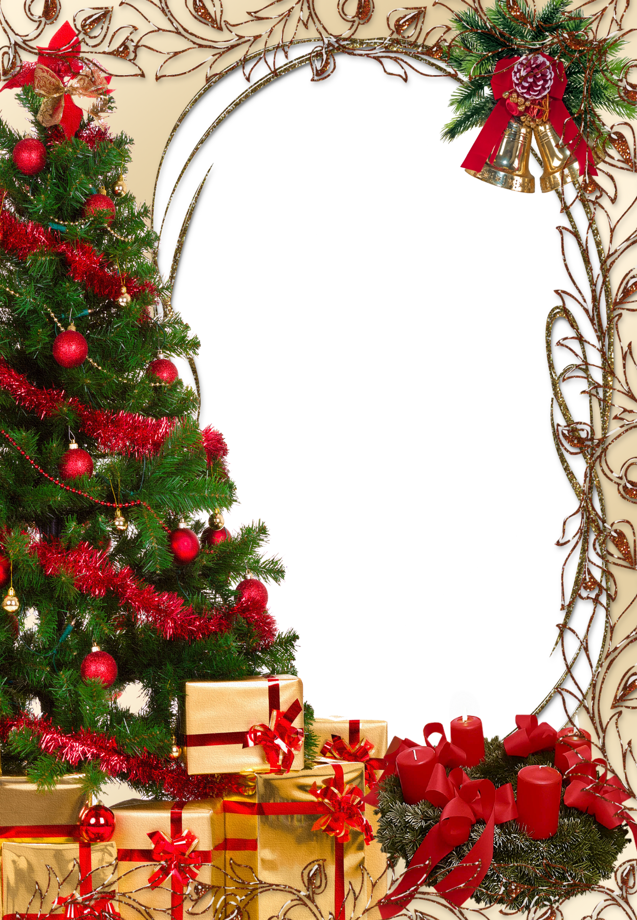Collage Christmas File Transparent PNG Image