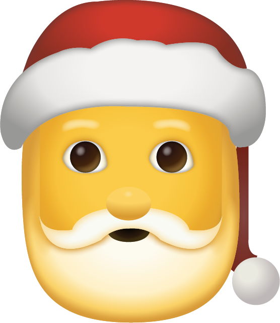 Christmas Emoji Transparent PNG Image
