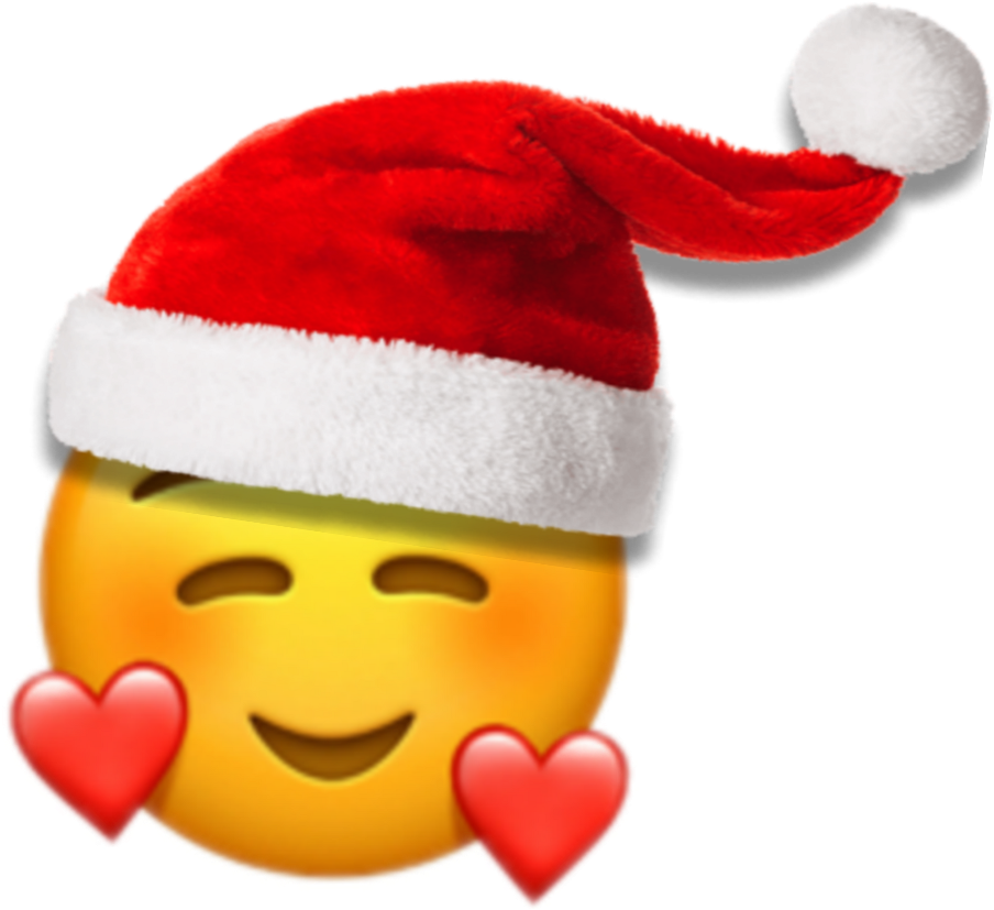 Christmas Emoji Transparent PNG Image