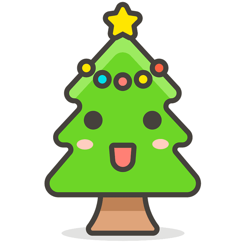 Christmas Emoji Transparent PNG Image