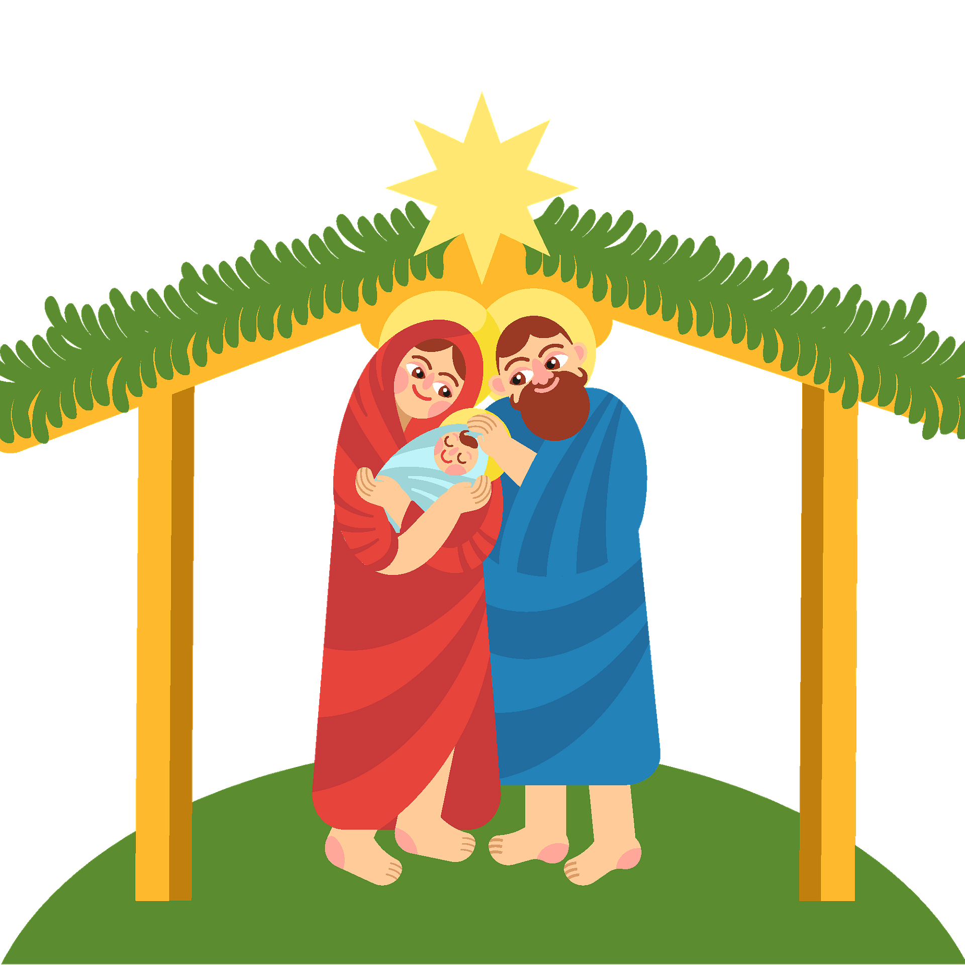 Nativity Christmas Transparent PNG Image