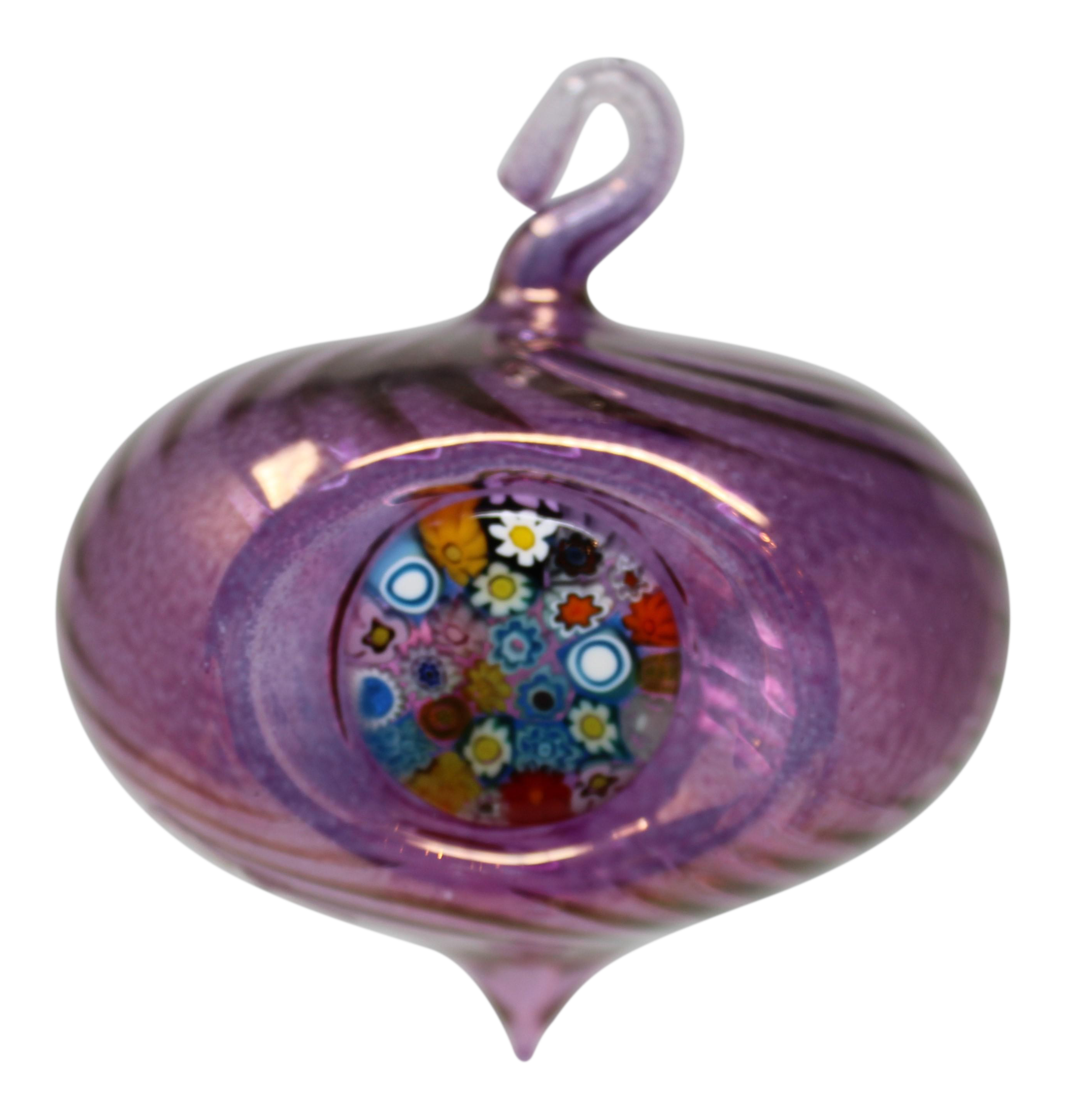 Purple Christmas Ornaments Transparent PNG Image