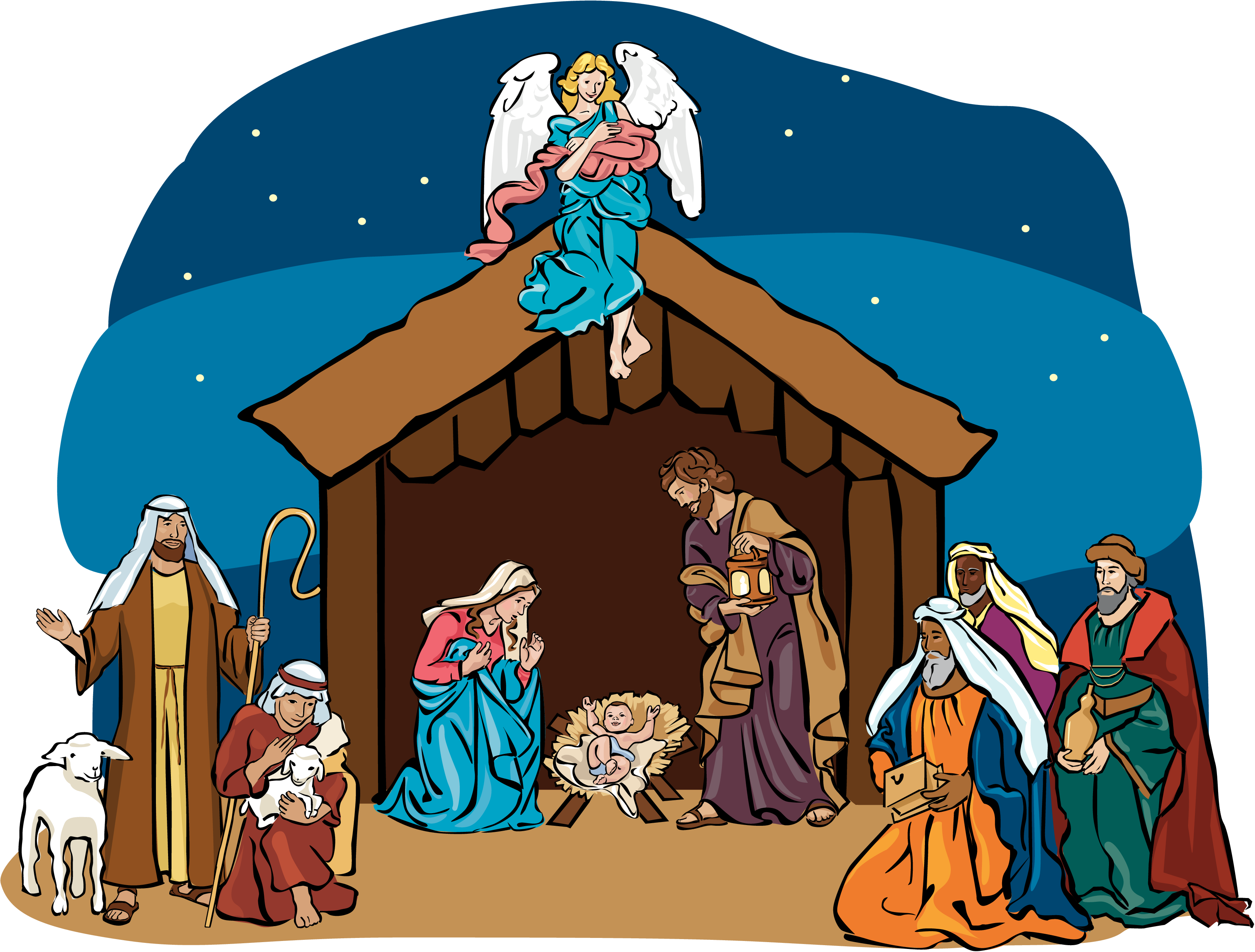 Nativity Christmas Transparent PNG Image