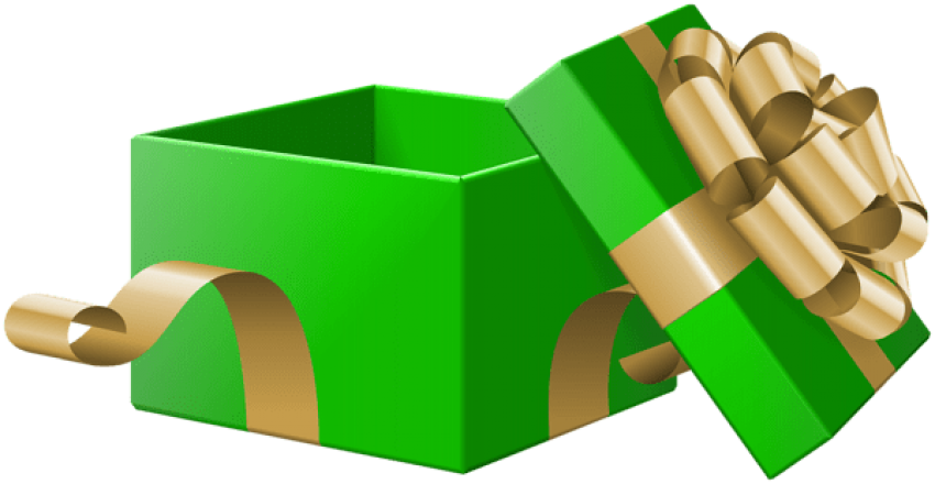 Pic Green Christmas Gift Transparent PNG Image