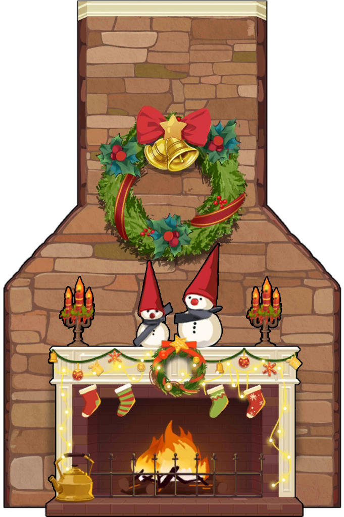 Fireplace Christmas Transparent PNG Image