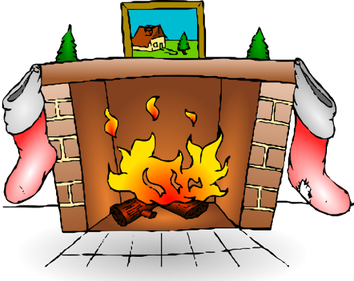 Fireplace Christmas Transparent PNG Image