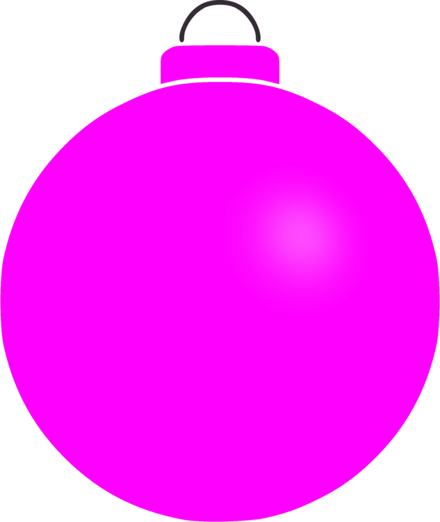 Purple Christmas Ornaments Transparent PNG Image