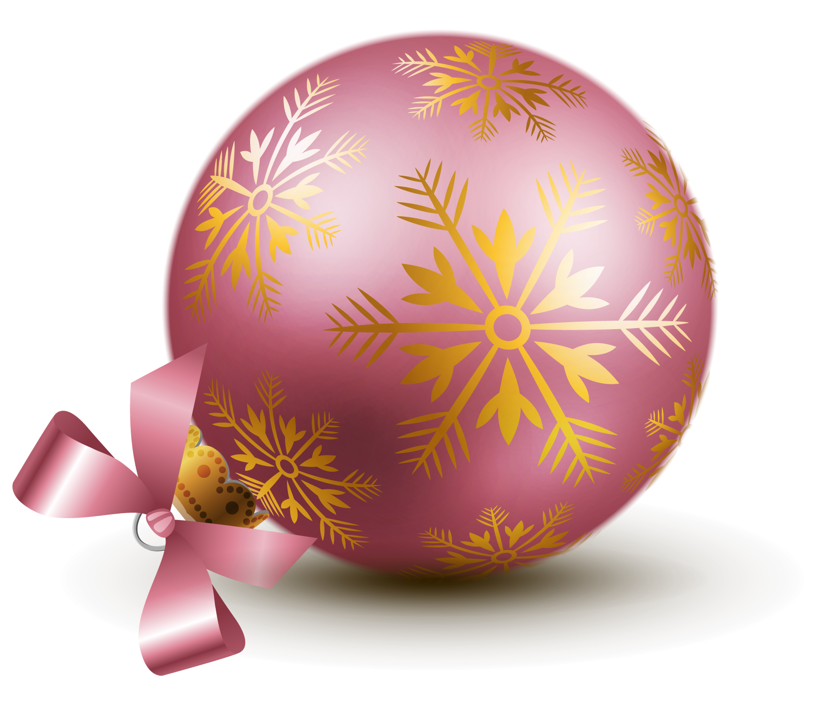 Purple Christmas Ornaments Transparent PNG Image