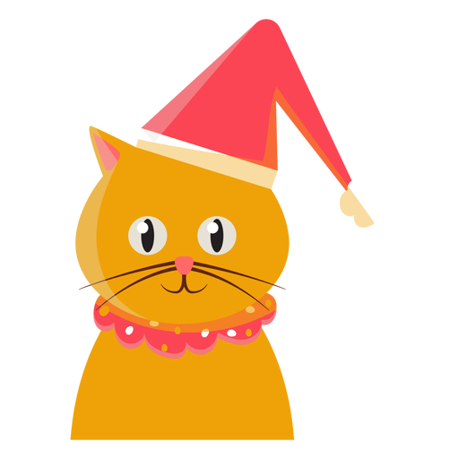 Christmas Cat Transparent PNG Image