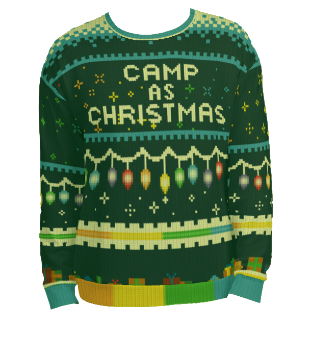 Green Christmas Jumper Transparent PNG Image