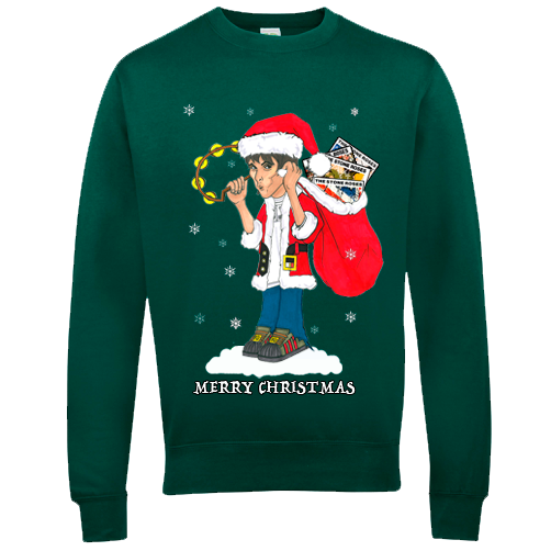 Pic Green Christmas Jumper Transparent PNG Image