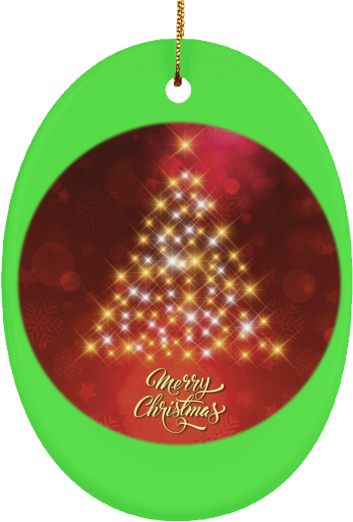 Green Christmas Ornaments Transparent PNG Image